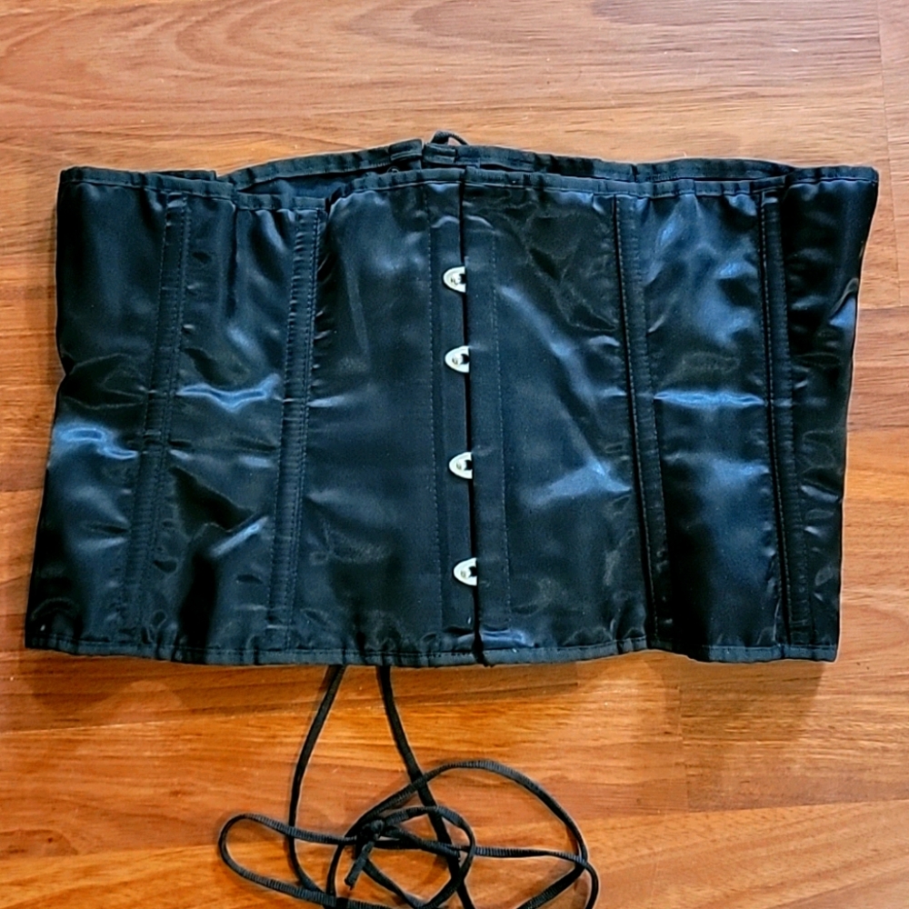Satin corset
